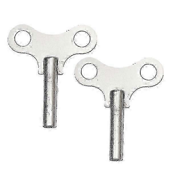 2pcs Steel Clock Key Metal Clock Key Sturdy Clock Tools Winding Chain Repair Tool For Home Shop Clock (silver, Longer Pattern)