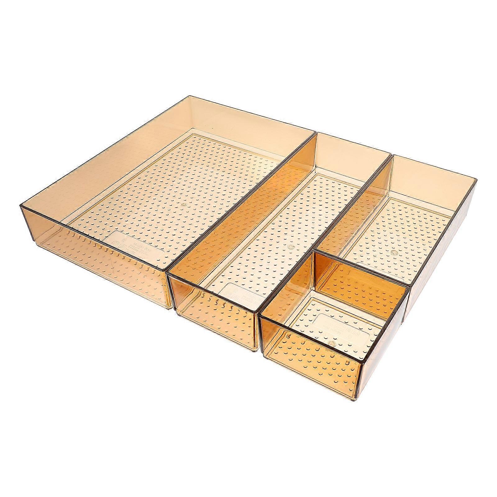 Plastic Cutlery Divider Kitchen Utensil Box for Efficient Storage 1Set