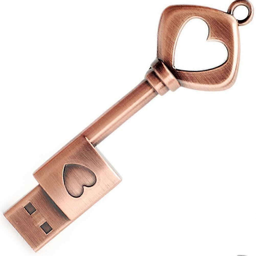 Heart-shaped USB Flash Drive 32GB High-Speed Transfer Compatible with Windows/Mac