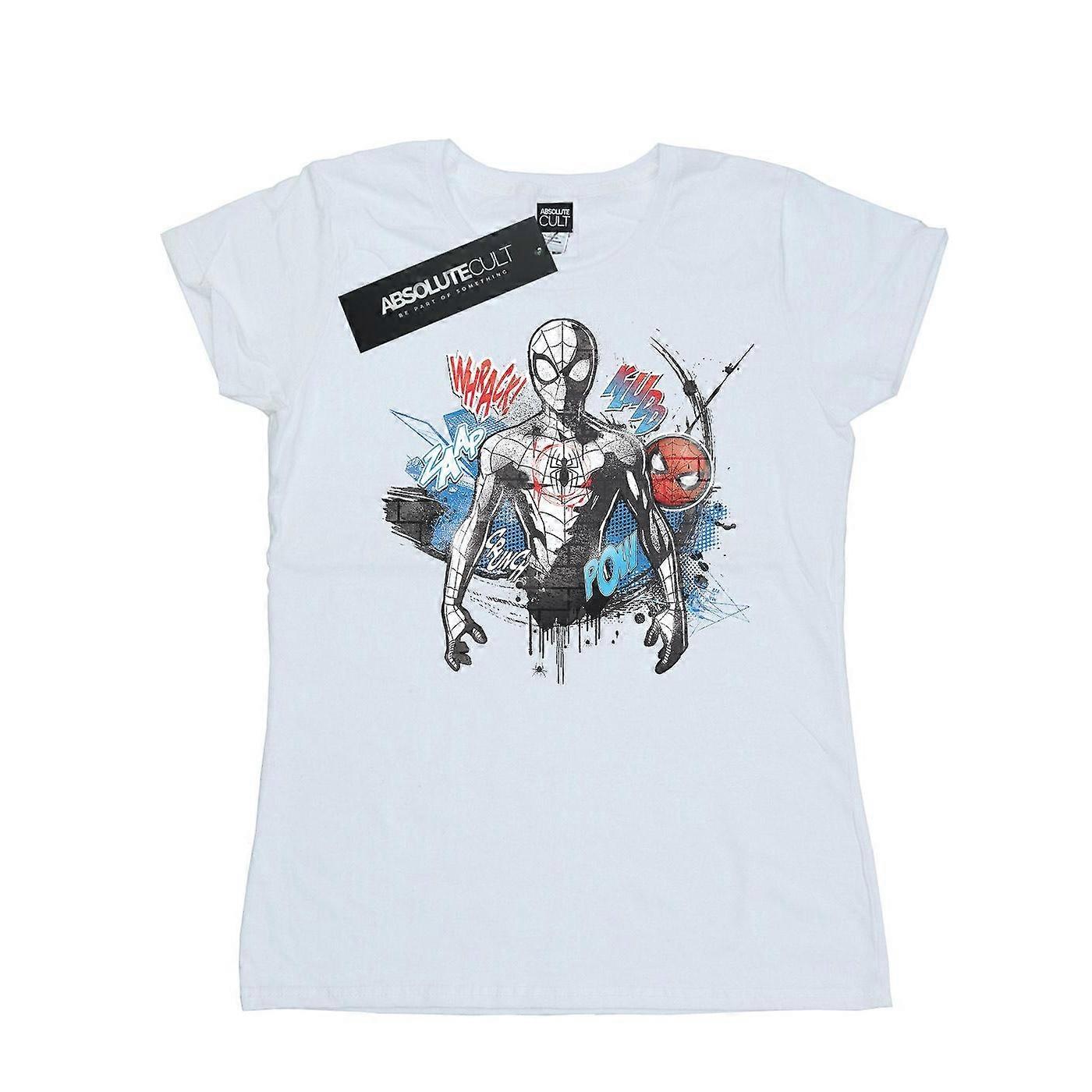 Dámské bavlněné tričko Marvel Spider-Man Graffiti Pose