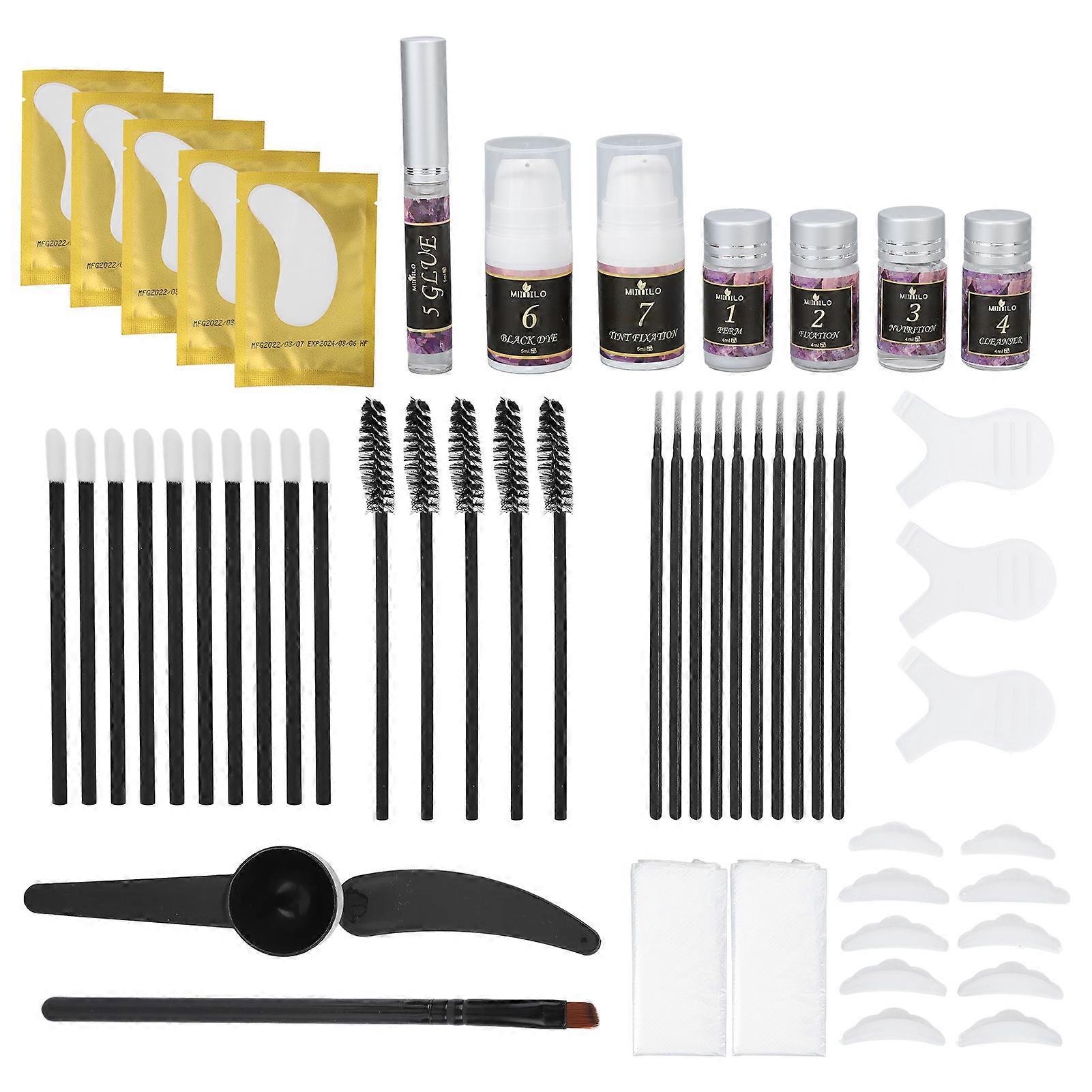 Kit de permanente pour cils, teinture des sourcils, modelage, recourbement des cils longue durée, kit lifting 31 ml