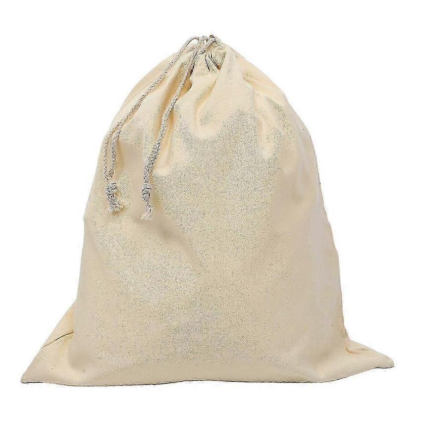 Canvas Laundry Bag Large Drawstring Dirty Clothes Organizer Hotel