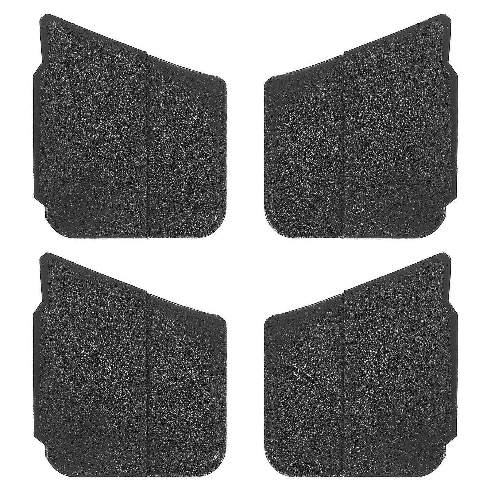Car Storage Container Adhesive Storage Box for Car Use 4Pcs Plastic Black