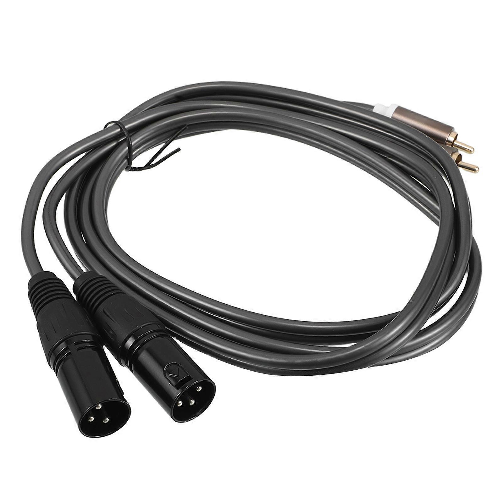 Audio Cable for Mic Setup to 2xlr Male Versatile Cable