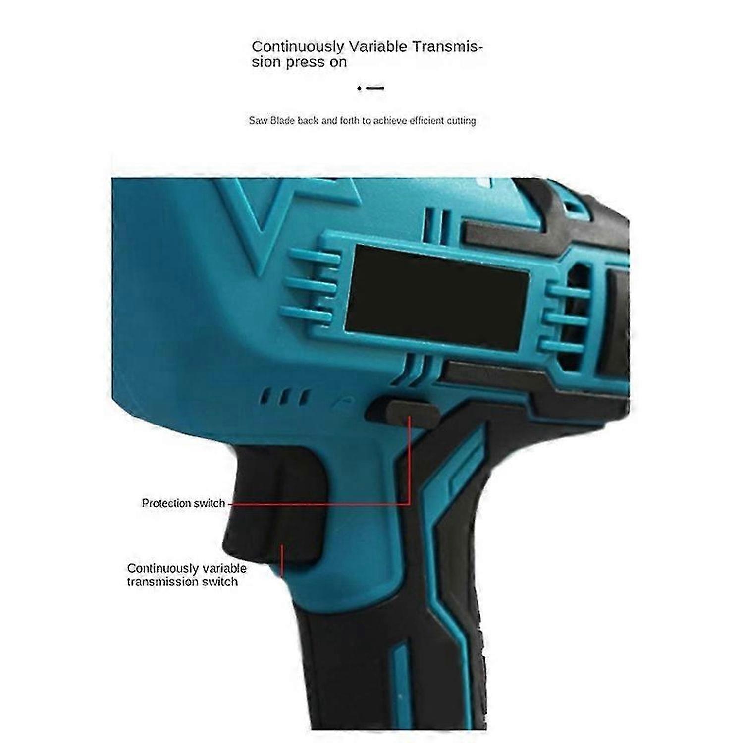 Cordless Electric Reciprocating Saw Variable Speed Metal Electric Saw