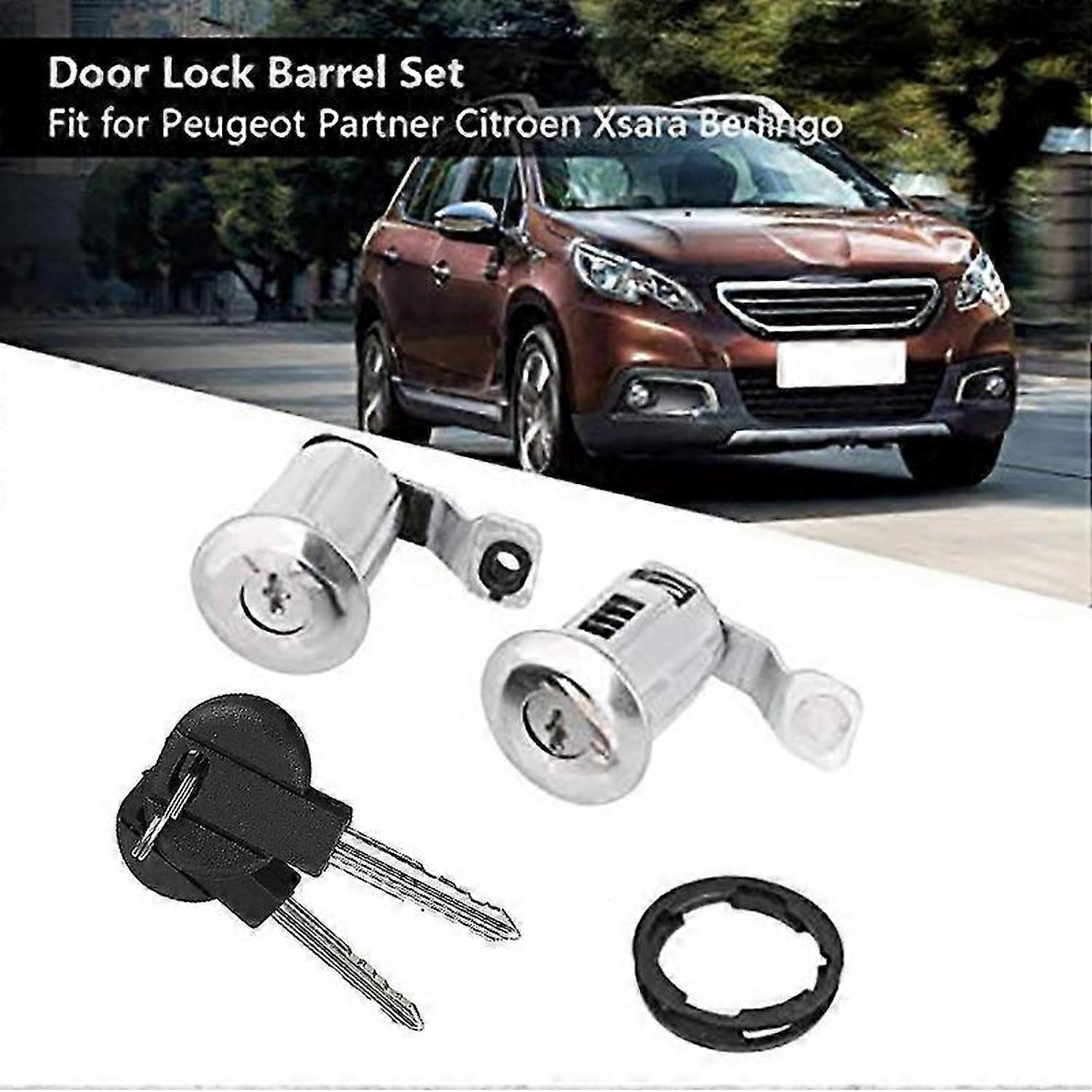 Lock Door Lock Set with 2 Keys for Partner Xsara Berlingo 252522