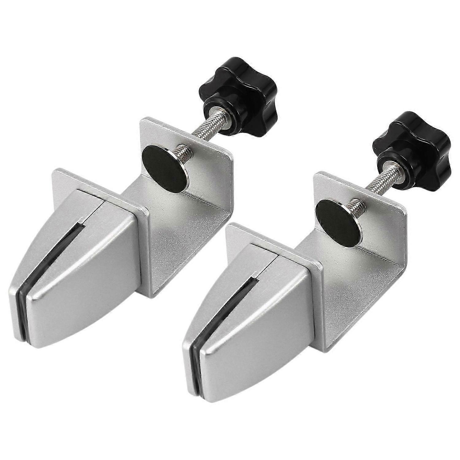 Sneeze Guard Clamp Bracket Desk Partition Clamp for 1/8Inch to 1Inch Thick Acrylic Panels Adjustable