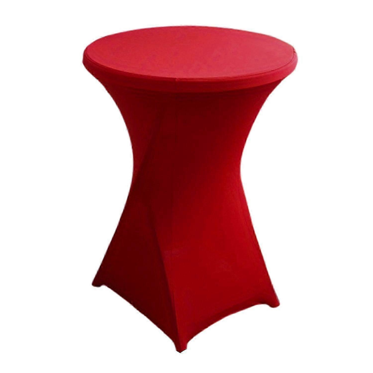 Cocktail Table Cover Solid Color Design High Elastic Oil-Proof Universal Fit Simple Installation