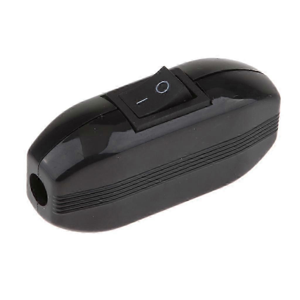 6A / 250 Lamp Lighting Light Rocker Through Switch For Cable