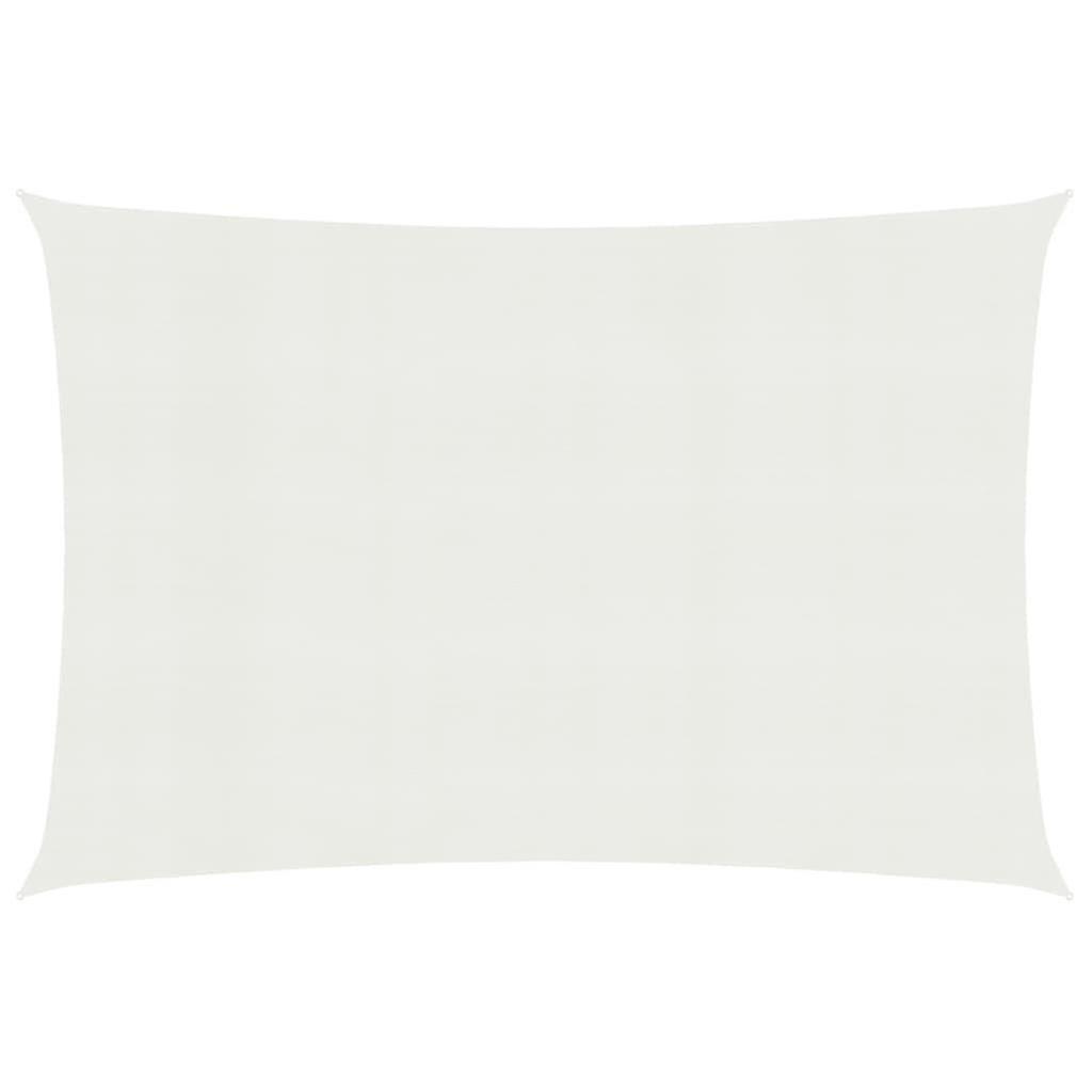 Balcony White Hdpe Sunshade Sail 2.5x4.5 M