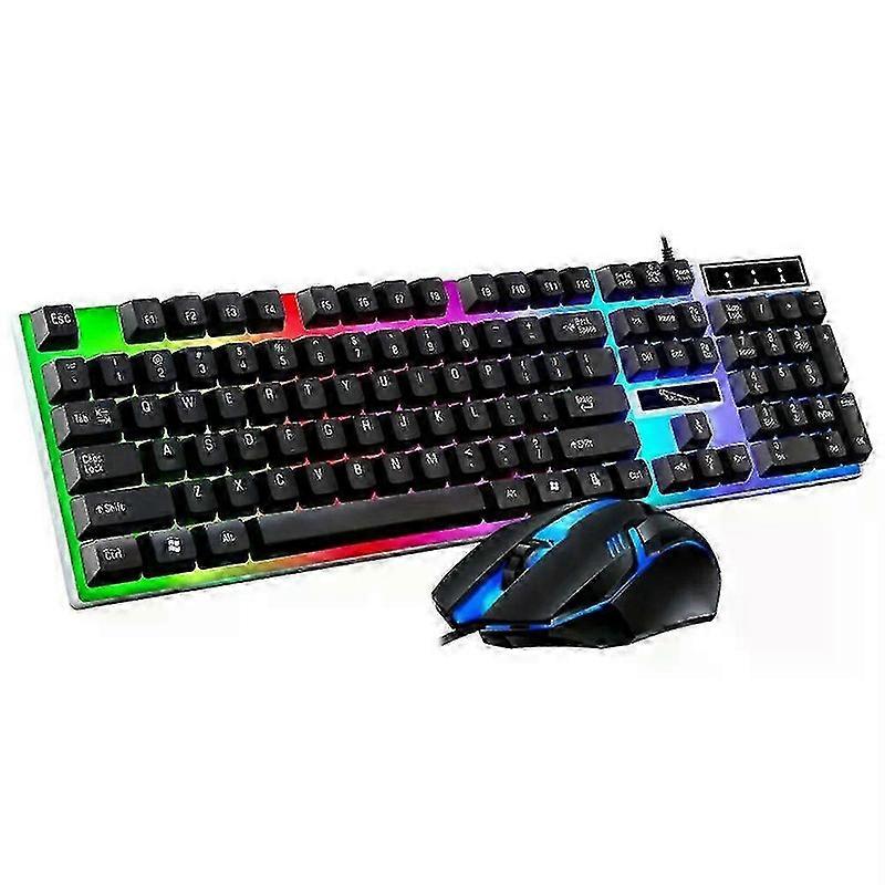 Redragon Keyboard Mouse Set K552-RGB-BA Mechanical Gaming Keyboard and Mouse Combo Wired RGB LED 60% for Windows PC Gamers