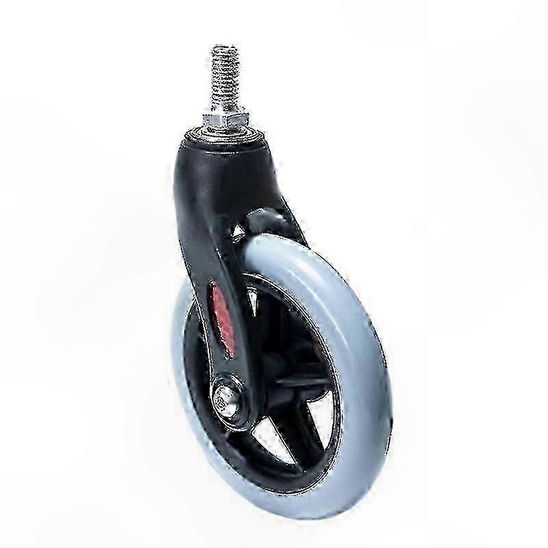 Front Wheel for Wheelchair with Fork Assembly Replacement Part