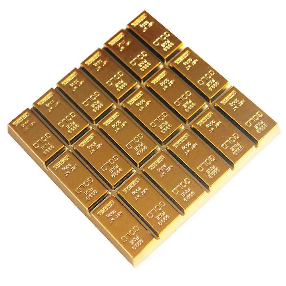 Coaster Gold Bar Coaster for Heat Insulation 4Pcs Set