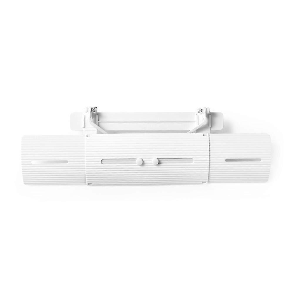 Telescopic Air Conditioner Vent Cover Windshield Baffle Shield White