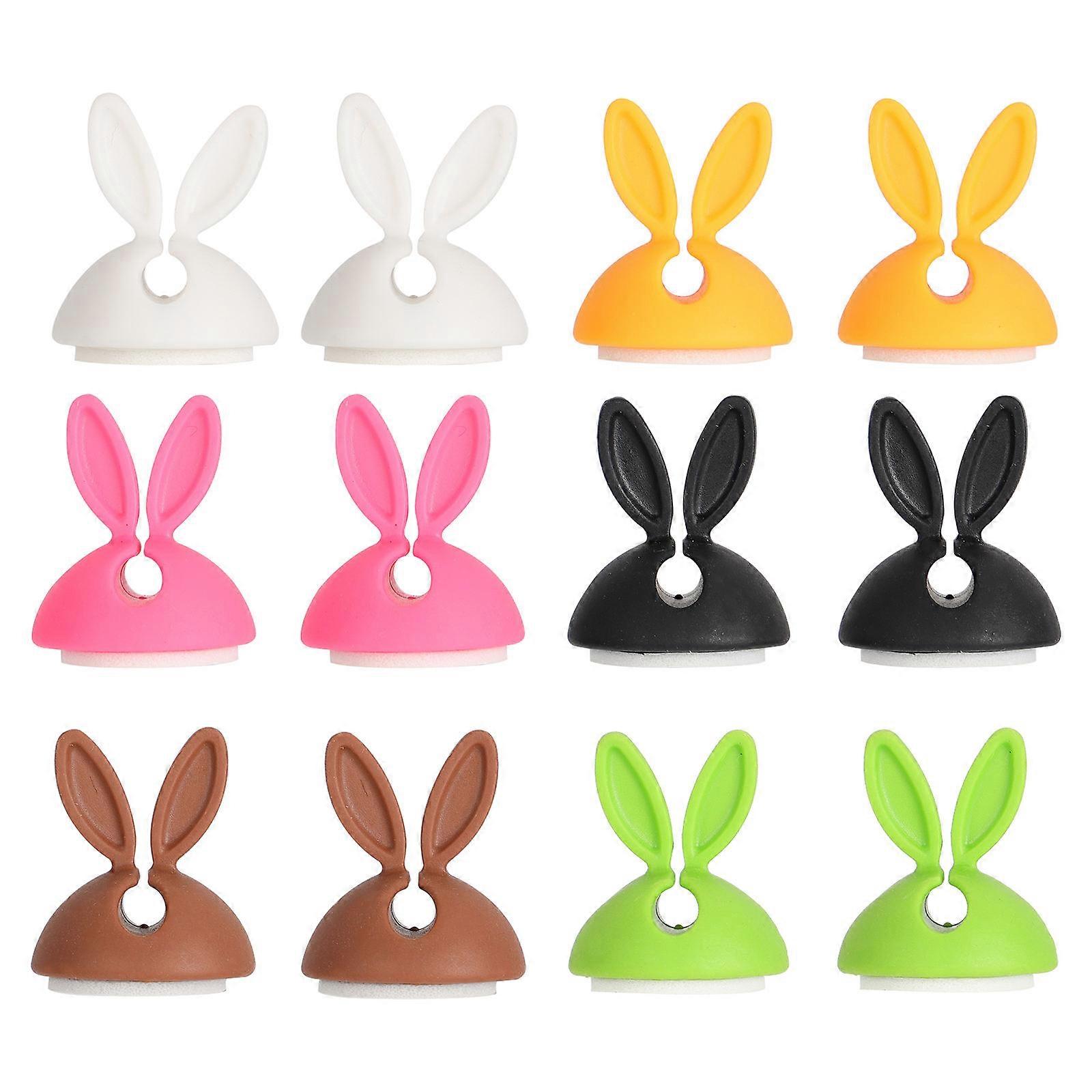 Multi-Functional Cable Holder for Home Use 36Pcs Bunny Clips