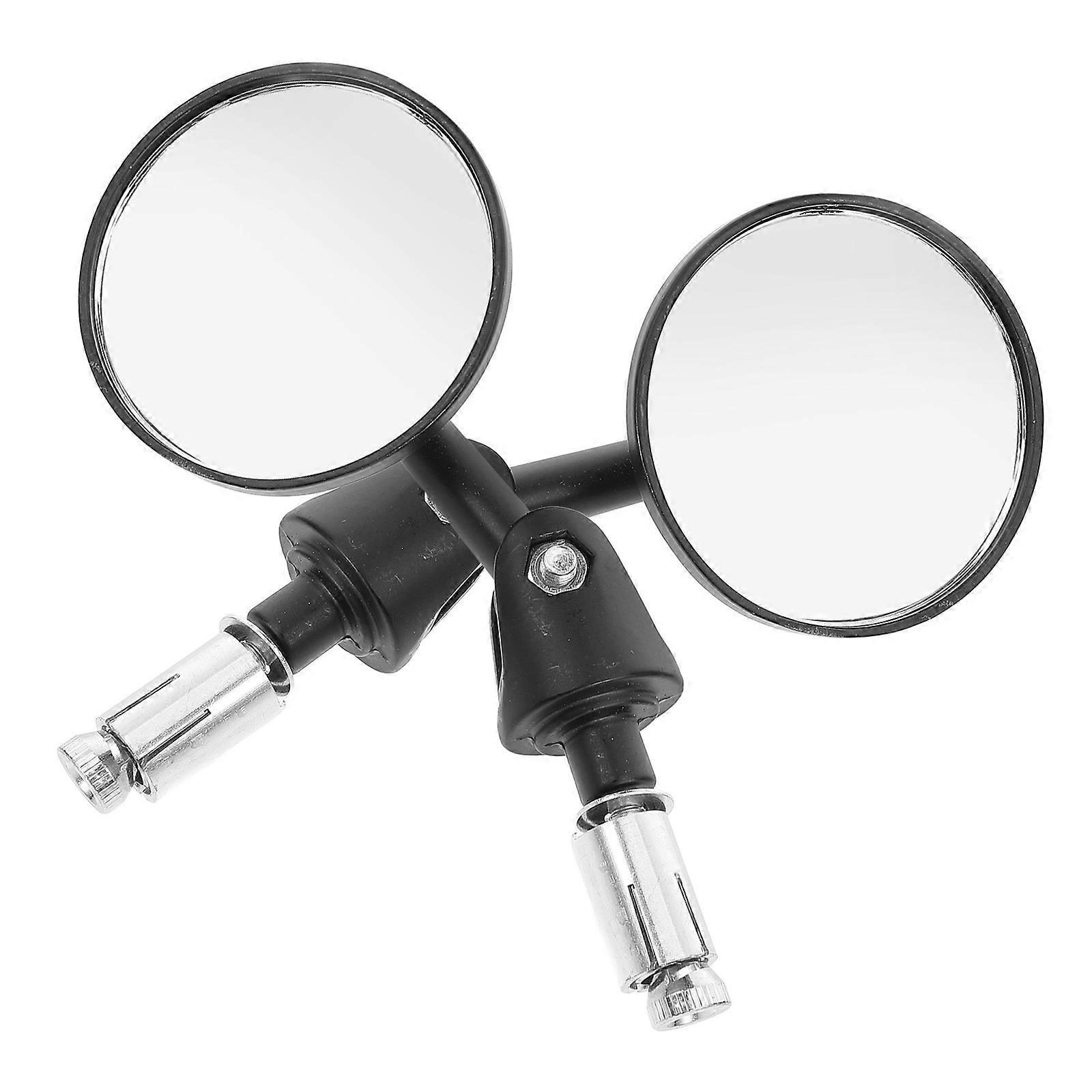 Motorcycle Handlebar Rear View Mirrors Adjustable for Motorcycle 6Pcs