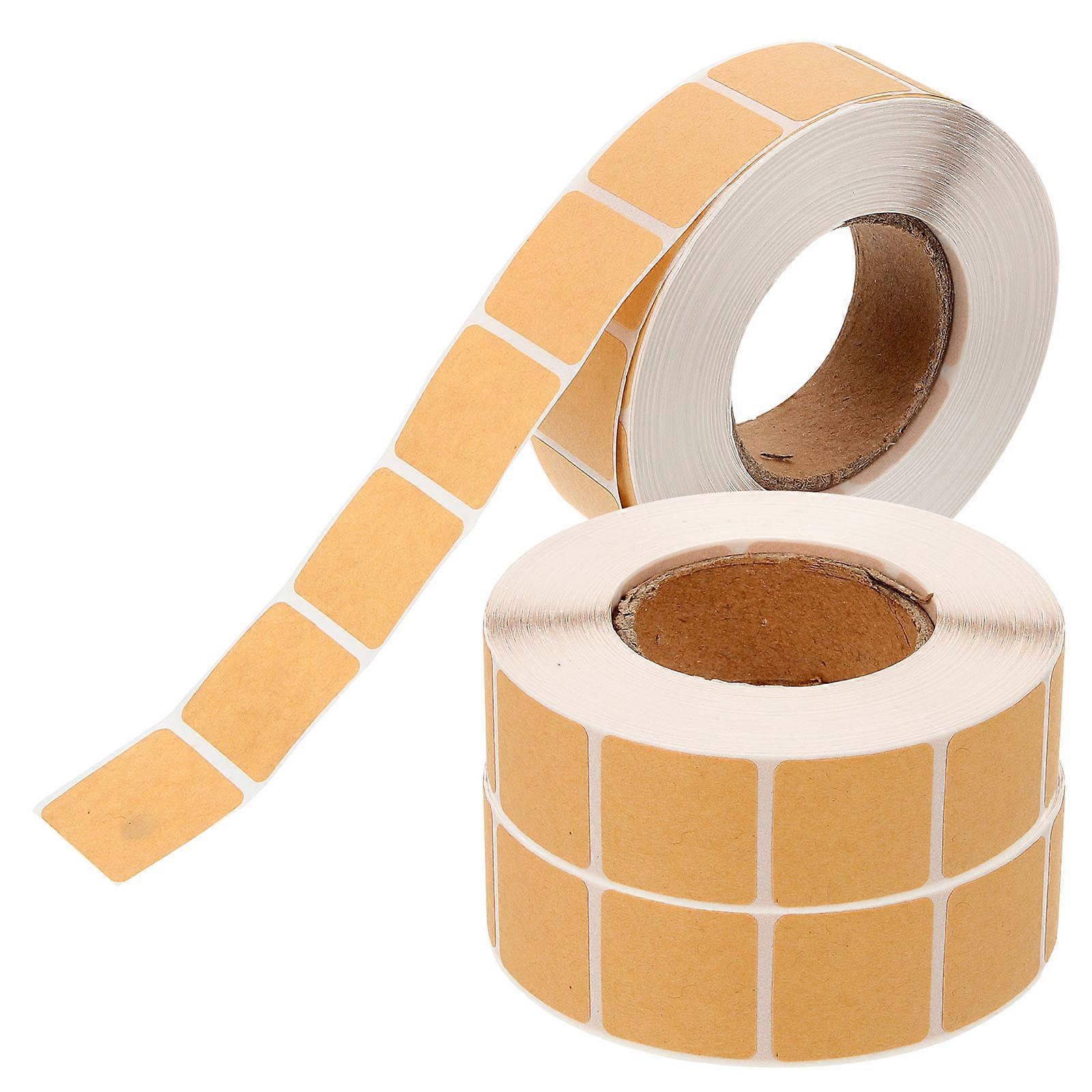 Self Adhesive Stickers Square Labels For Shooting Enthusiasts Outdoor Indoor Practice Light Brown Strong Adhesive 9 Rolls