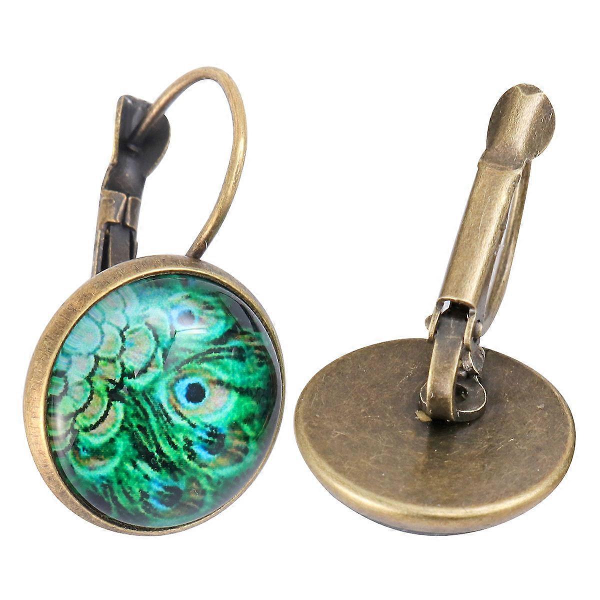 Earring Beautiful Earrings for Decoration 2Pcs Vintage Bronze