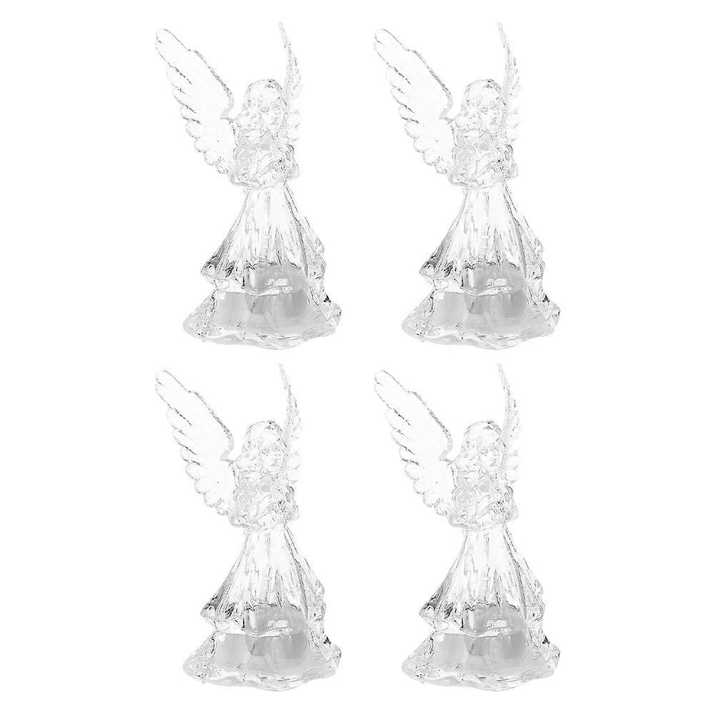 Color Changing Transparent Angel Light for Home Decor 8Pcs