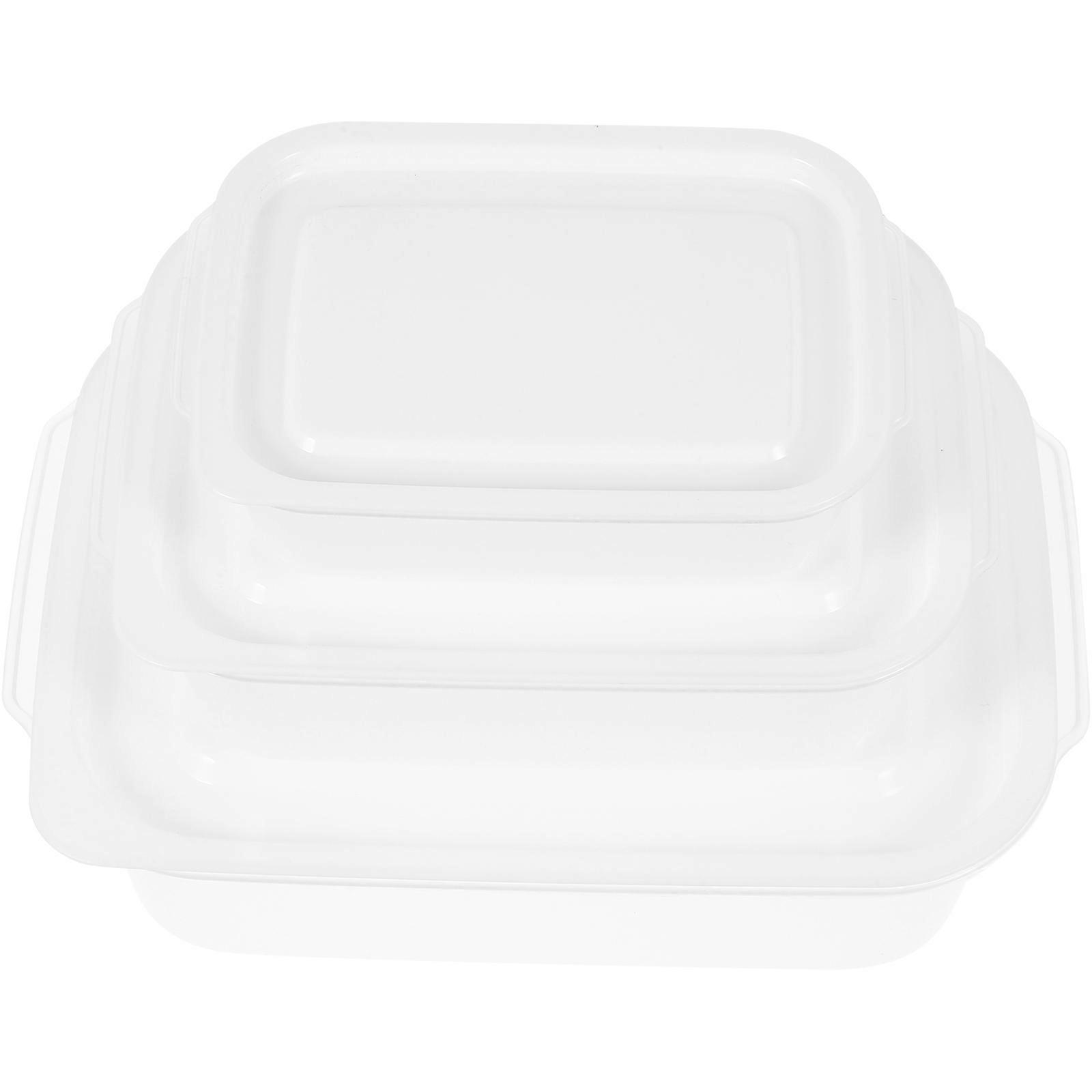 Food Sealing Box Food Storage Container for Storage 2Sets Plastic Clear Design