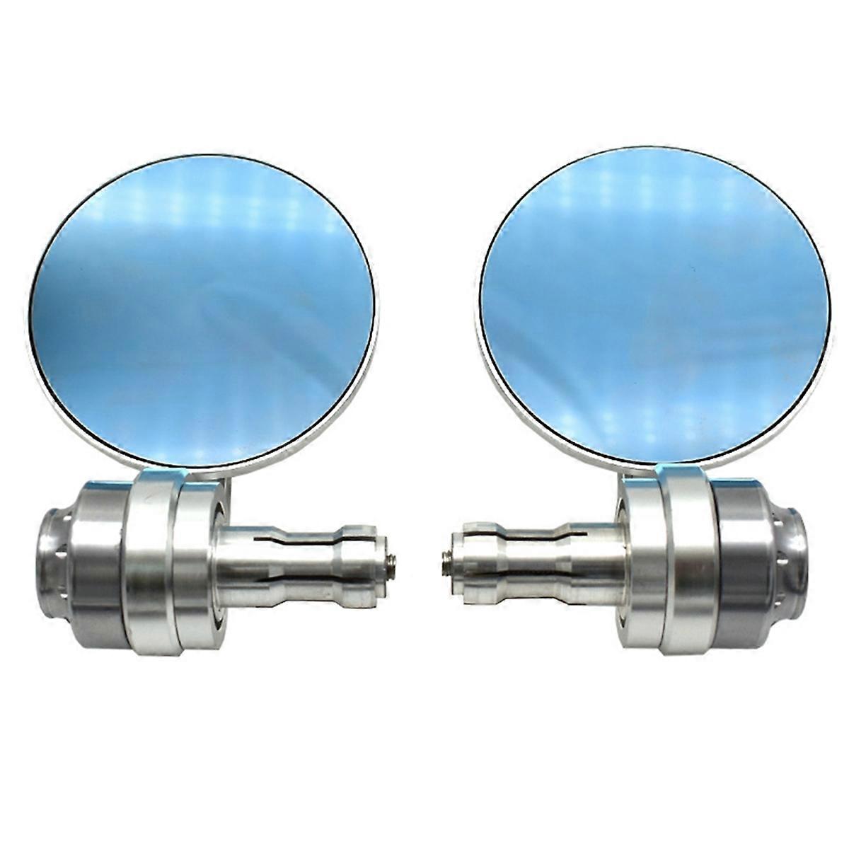 Motorcycle Handle Blockage Rear Vision Mirror for MV Augusta Silver