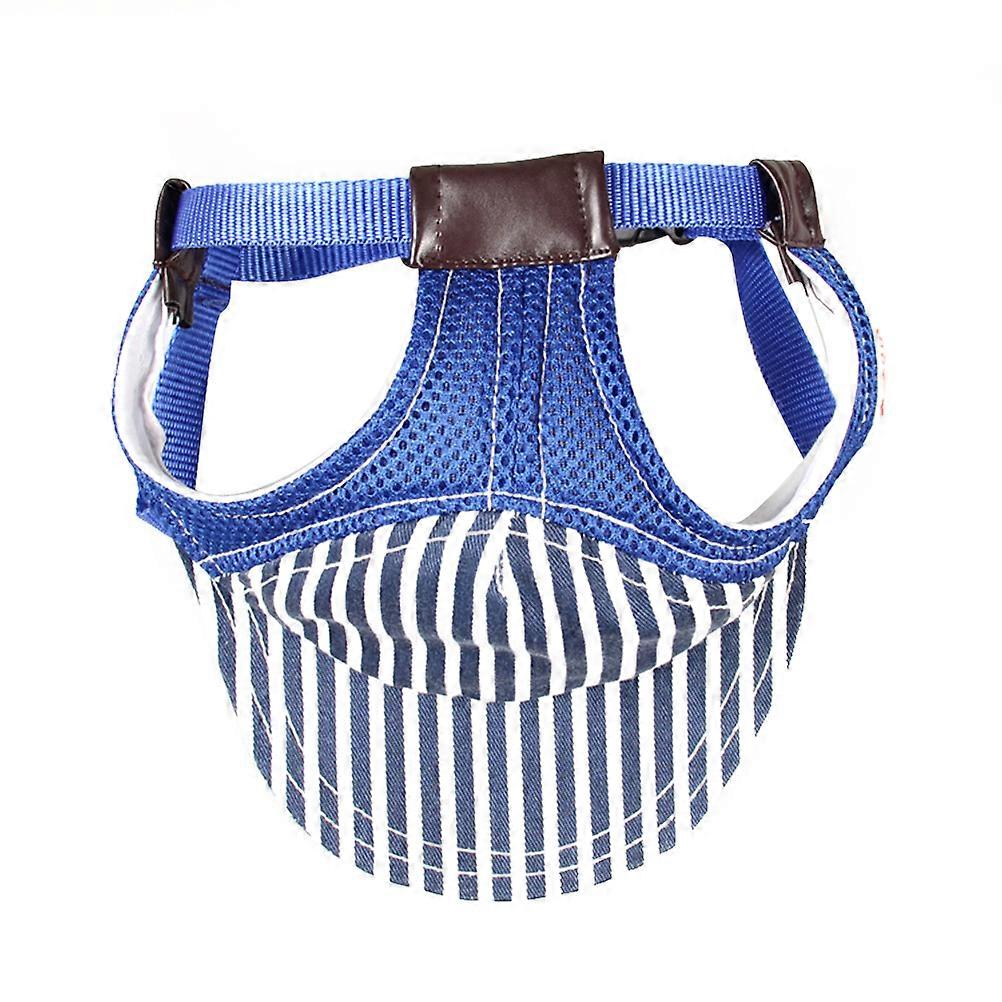 Pet Baseball Cap Dog Sun Hat for Sun Shading Use Adjustable Chin Strap