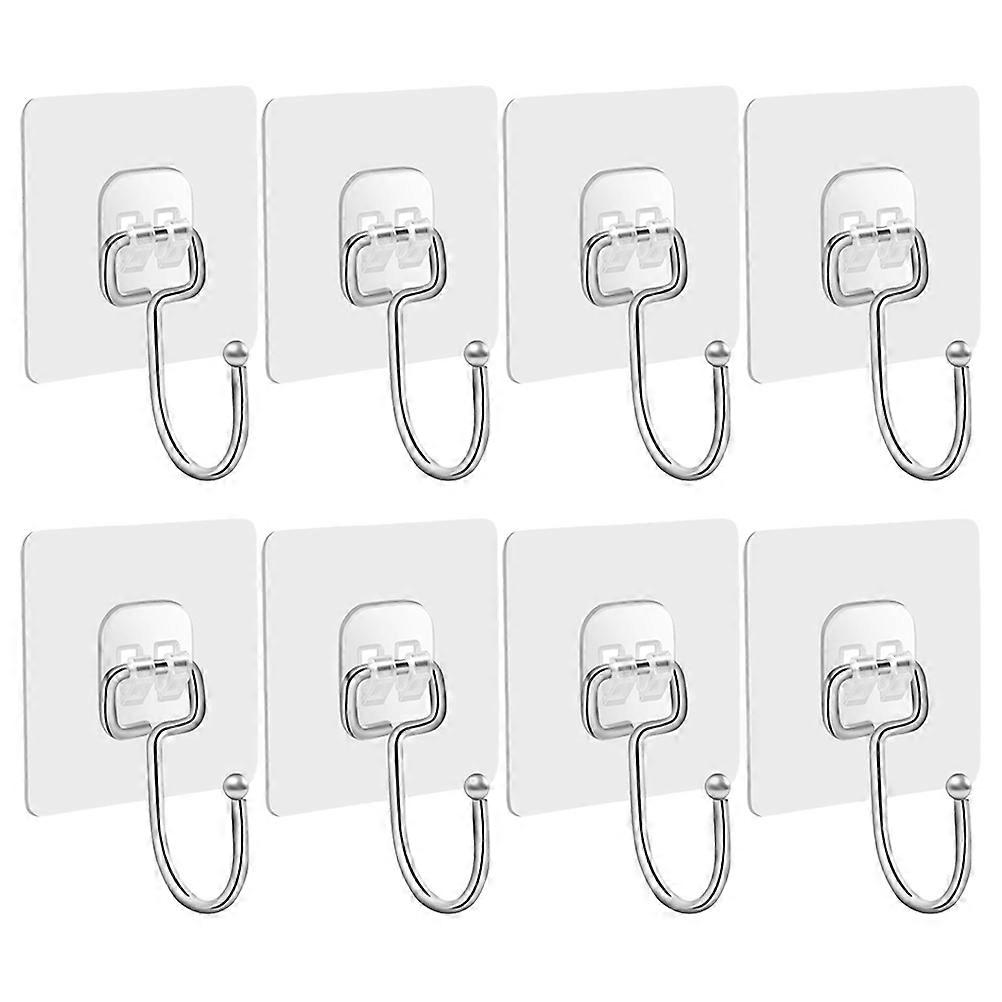 Nail-Free Door Hanger Hanging Hooks for Storage Use with 24Pcs Hook Set