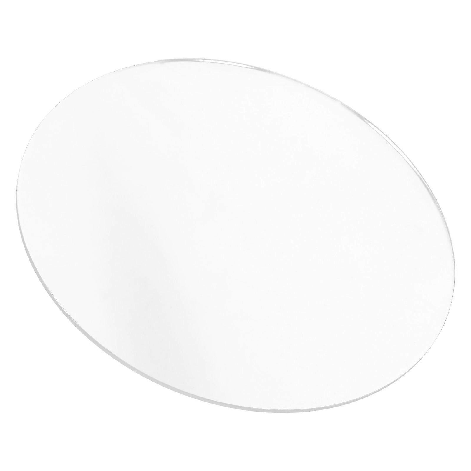 Acrylic Round Discs for Display 5Pcs Transparent Clear Cake Tray