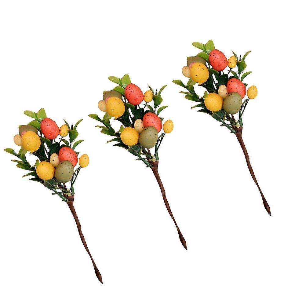 Colorful Easter Bouquet Accessories For Creative DIY Crafting Home Decoration 12 Pcs Non-Withering Decor In Multi Color
