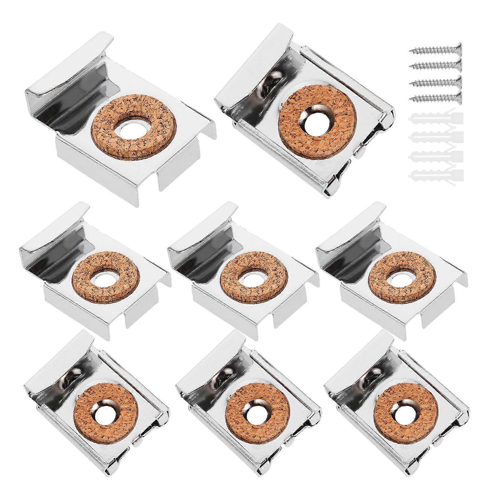 Wall Mounting Mirror Bracket Clips 16 Pcs Sleek Design Secure Paintings Framed Wall Hanging Hardware
