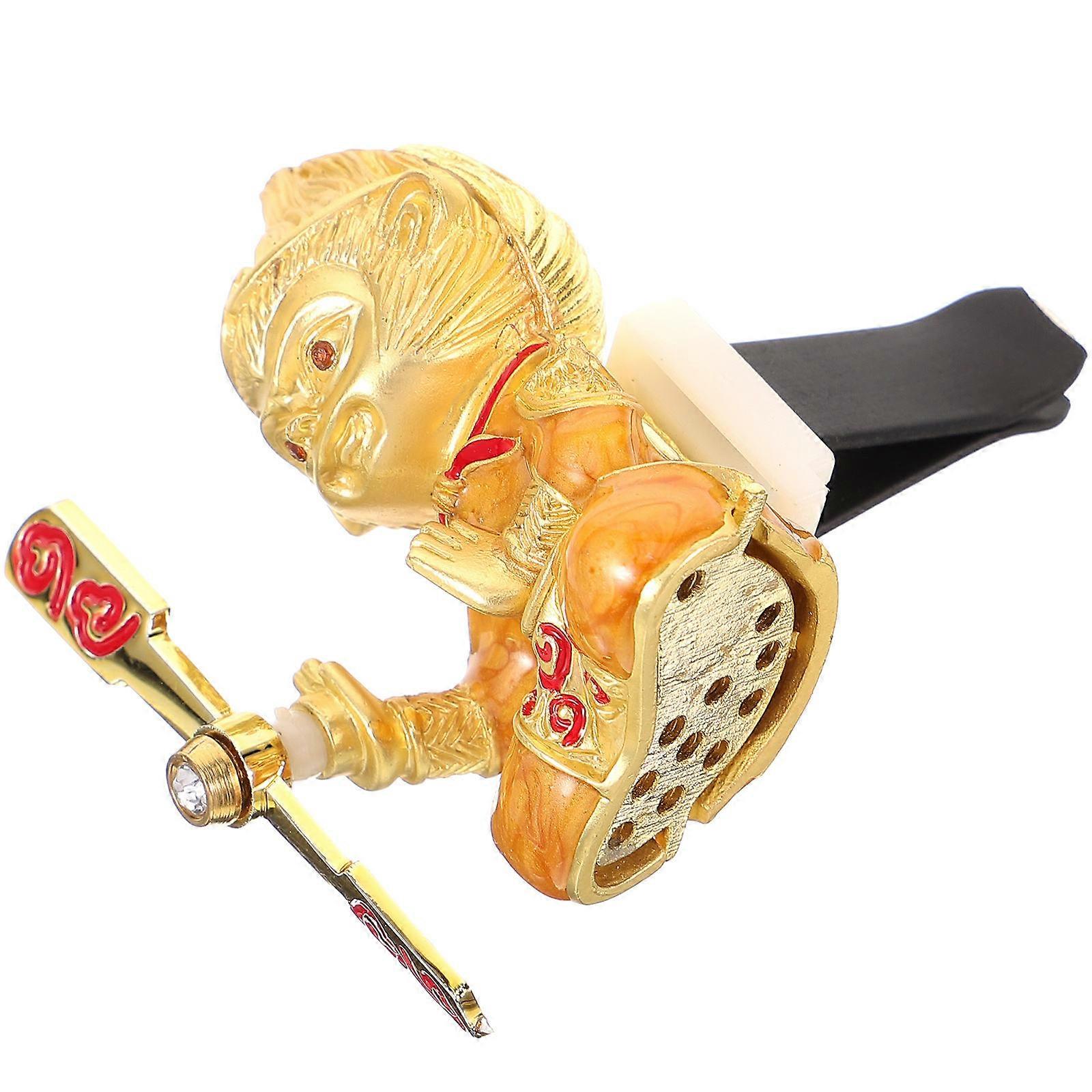 Car Perfume Air Vent Diffuser for Aromatherapy 2Pcs Golden Accessories