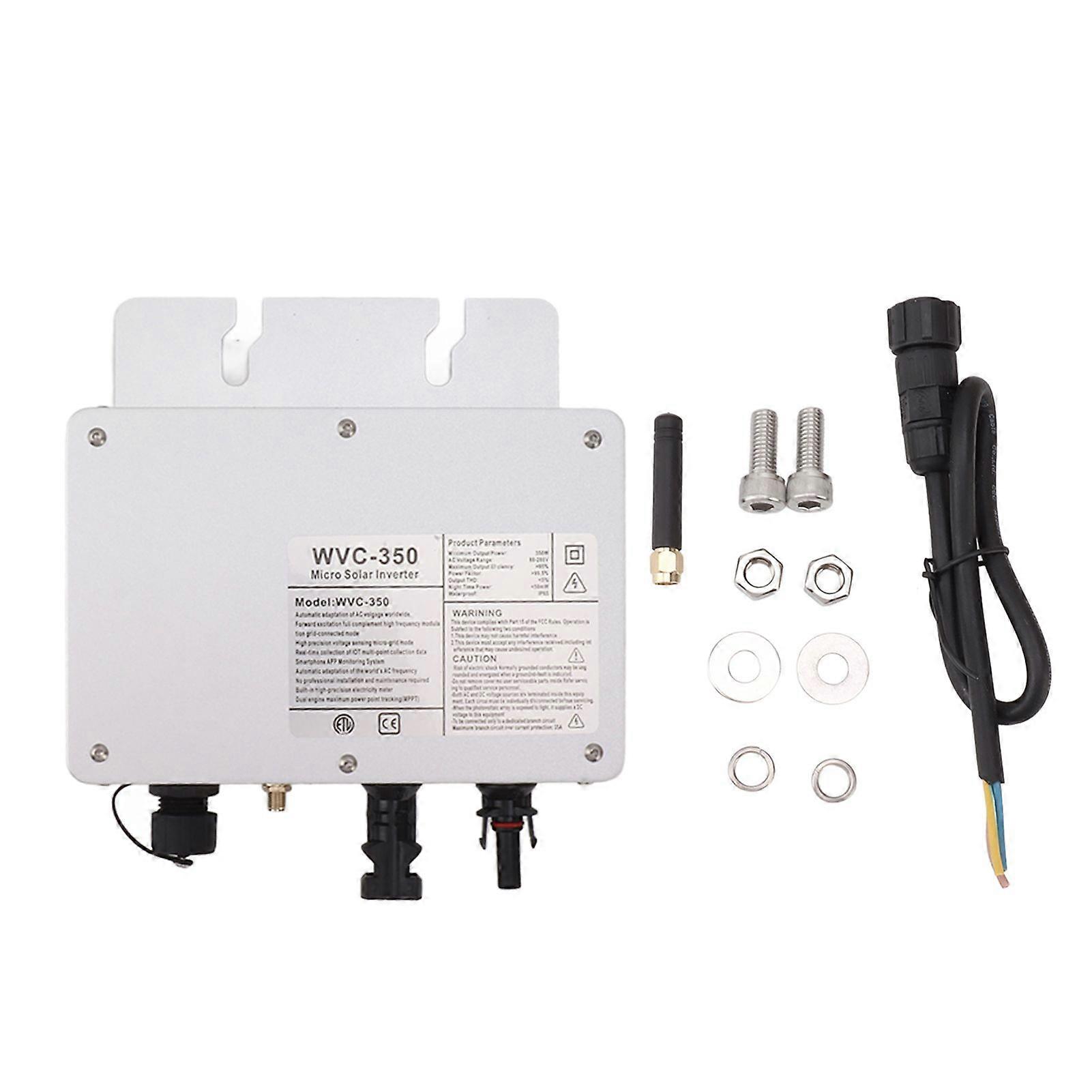 WVC 350W Micro Inverter Solar Grid Tie Micro Inverter Solar Household Power Generation System 100V240V