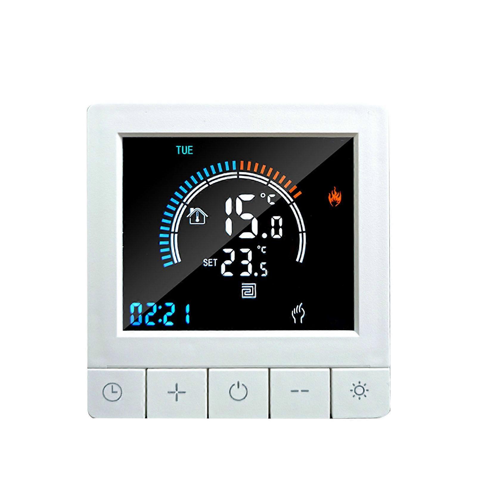 Programmable Digital Thermostat with Child Lock LCD Display NTC Sensor Water Heating Warm Floor Underfloor Temperature Controller Intelligent Wall The