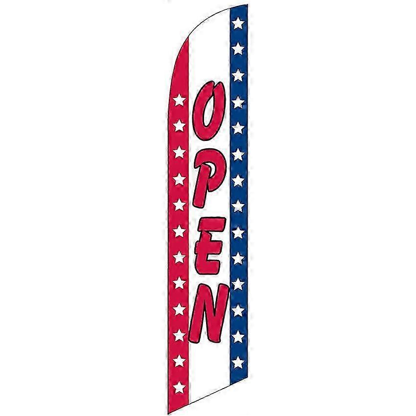 Open Feather Flag Only Swooper Banner US Star Stripe (Hardware Not Included) 26s