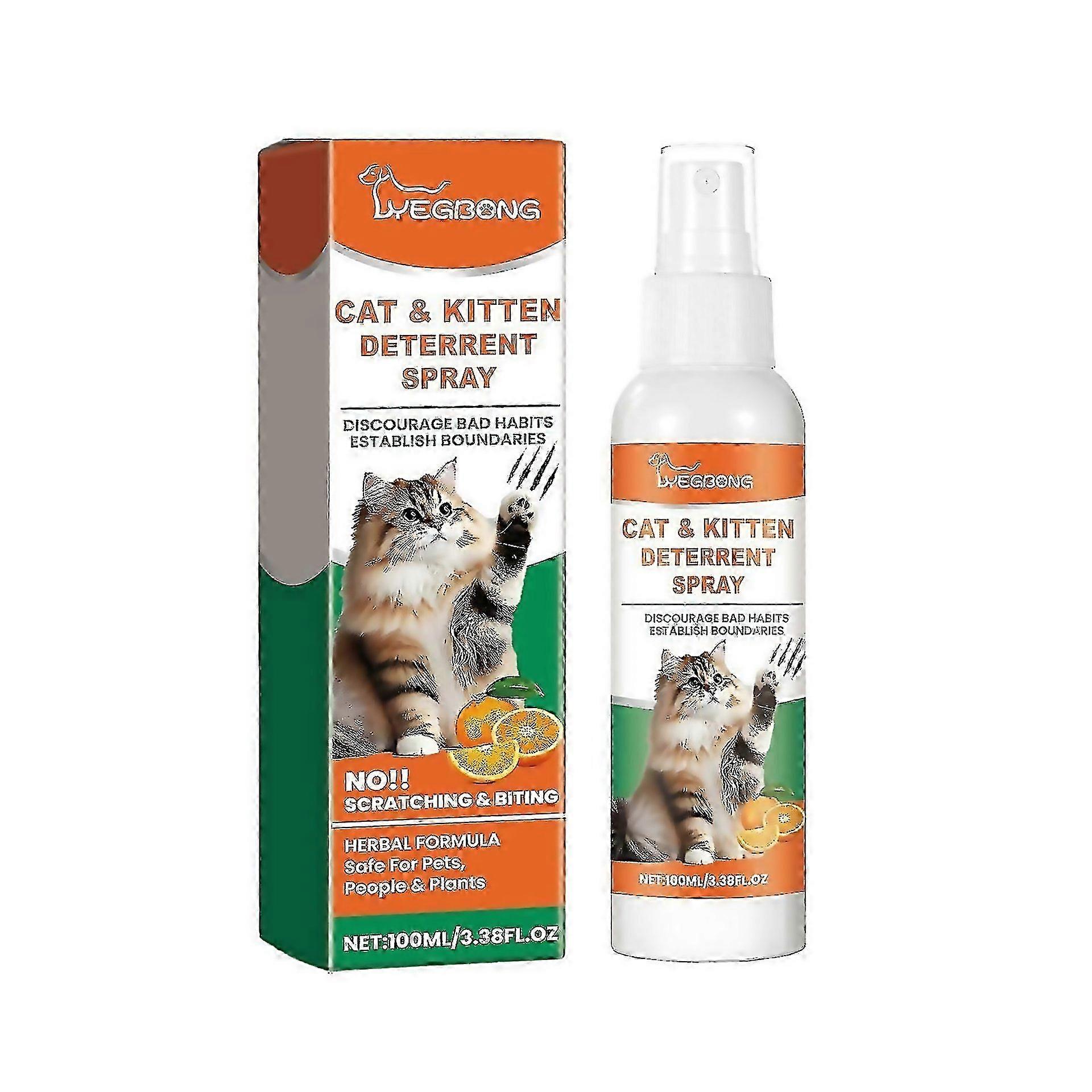 For Cat Deterrent Spray Natural Scratching Cats Anti Scratch Spray No Stimulation Fragrance Sofa Fur