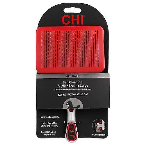 CHI for Dogs, Self Cleaning Slicker Brush, For Dogs, Large, 1 Count