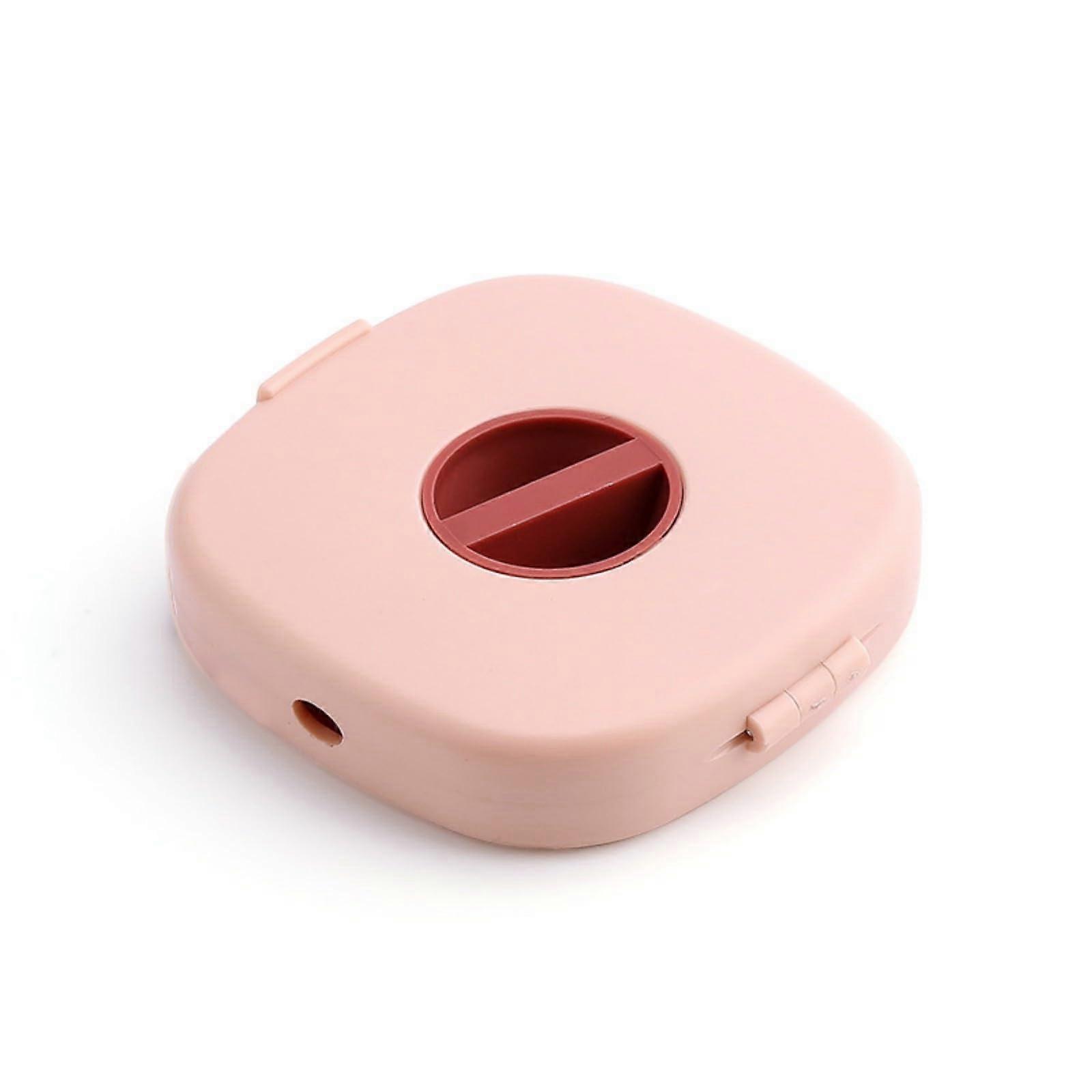 Small Retractable Cable Reel Data Cable Organizer for Charging Wires and Cords, Compact Wire Storage Container