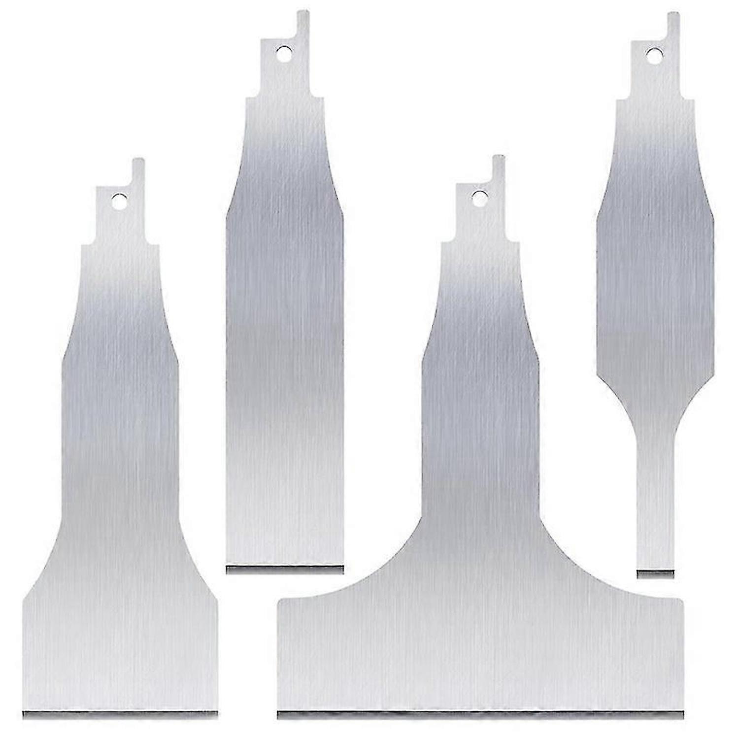Reciprocating Saw Scraper Blade 4PCS,   Recipro Tools As Attachment Accessories and Adapter for