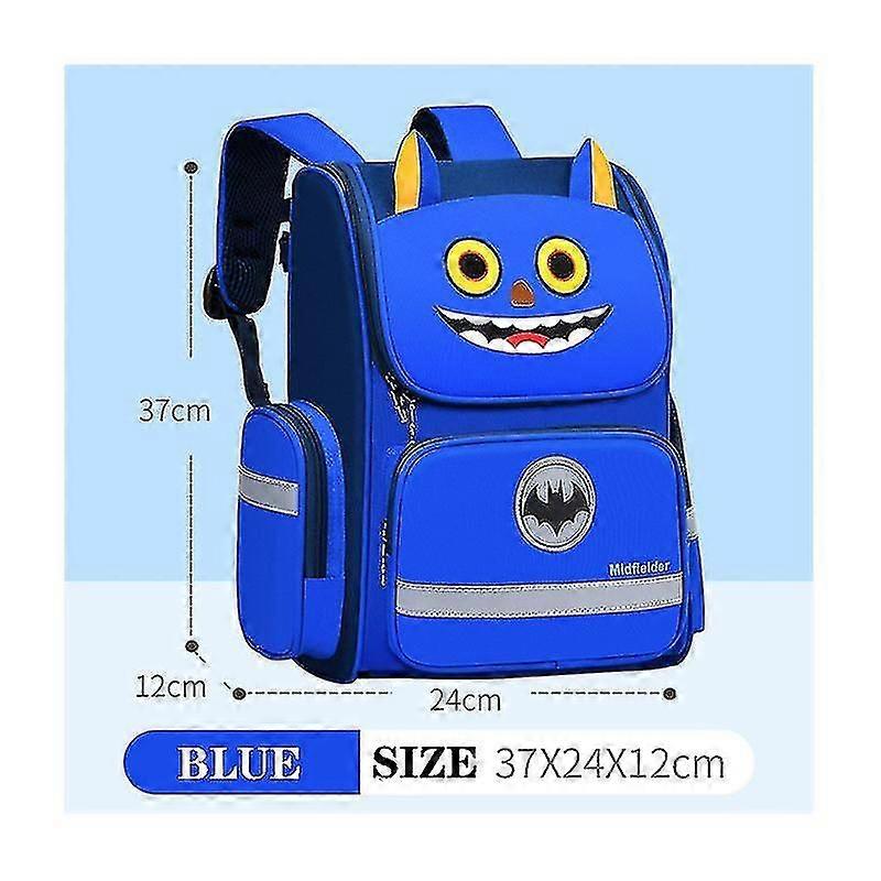Generic Waterproof Children's Backpack Schoolbag Blue