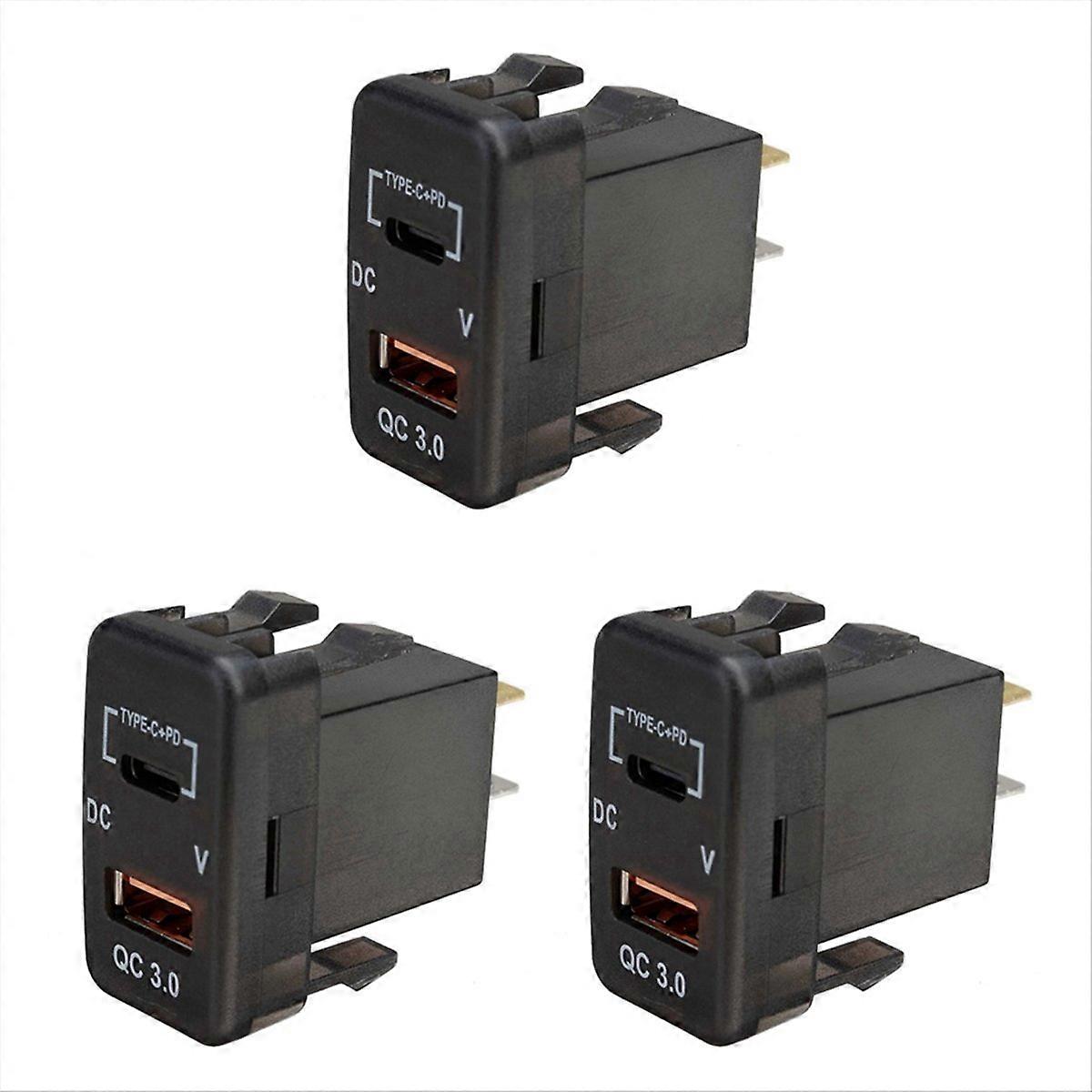 Car Fast Charger Adapter with Voltmeter for Land Cruiser