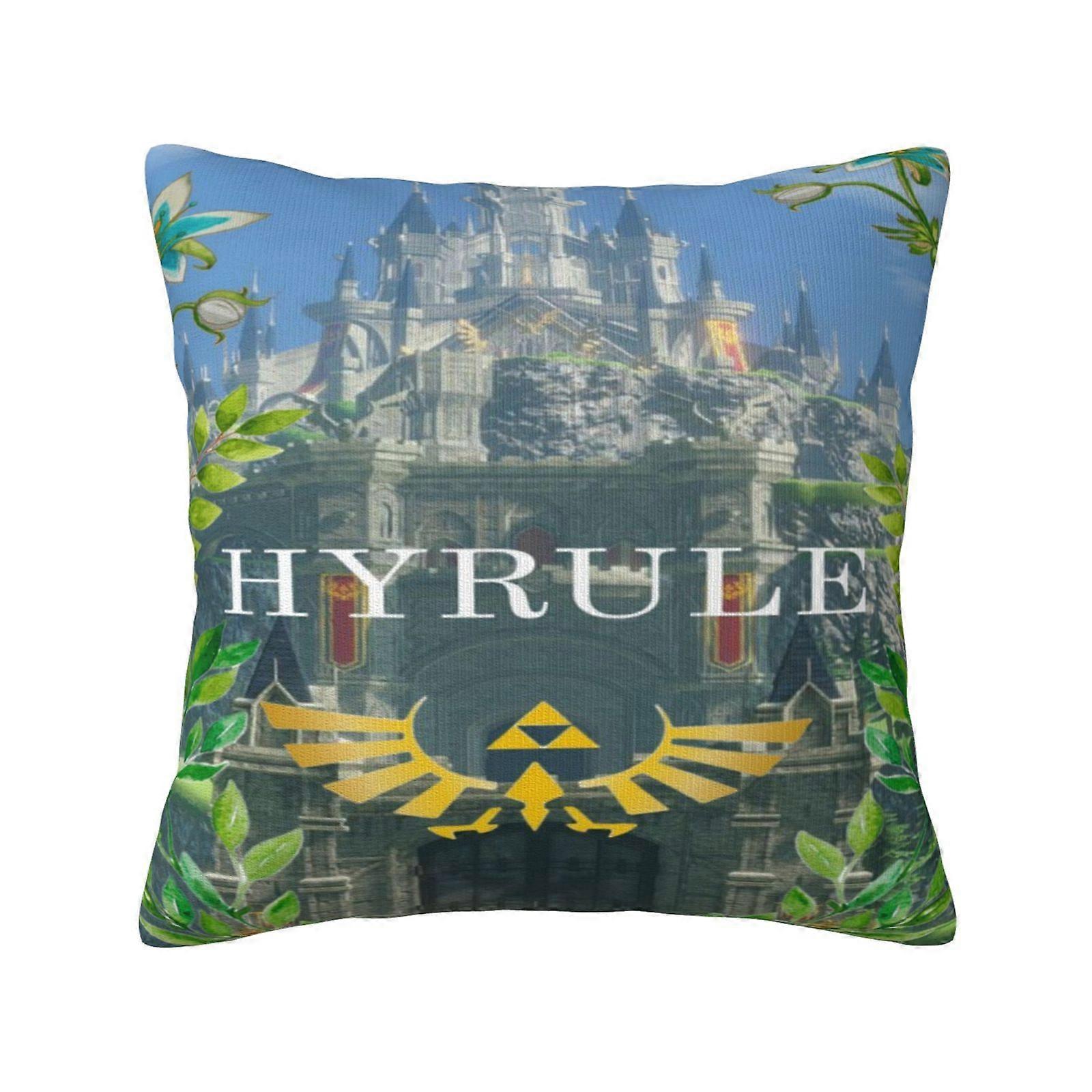 c2155ゼルダの伝説枕カバースロー枕ケース柔らかいポリエステルソファクッションケース椅子ソファ寝室のリビングルームの家の装飾yui2155