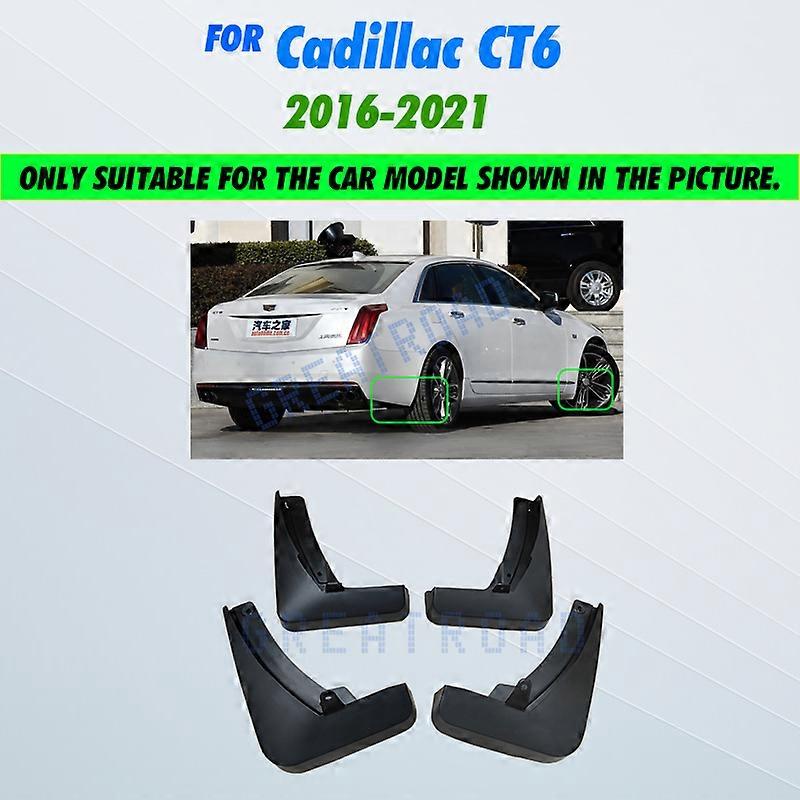 Car Mud Flaps For Cadillac CT6 CT 6 2016-2021 17 18 19 2020OE Fitment Mudflaps Splash Guards Mud Flap Mudguards Fender Front Rea
