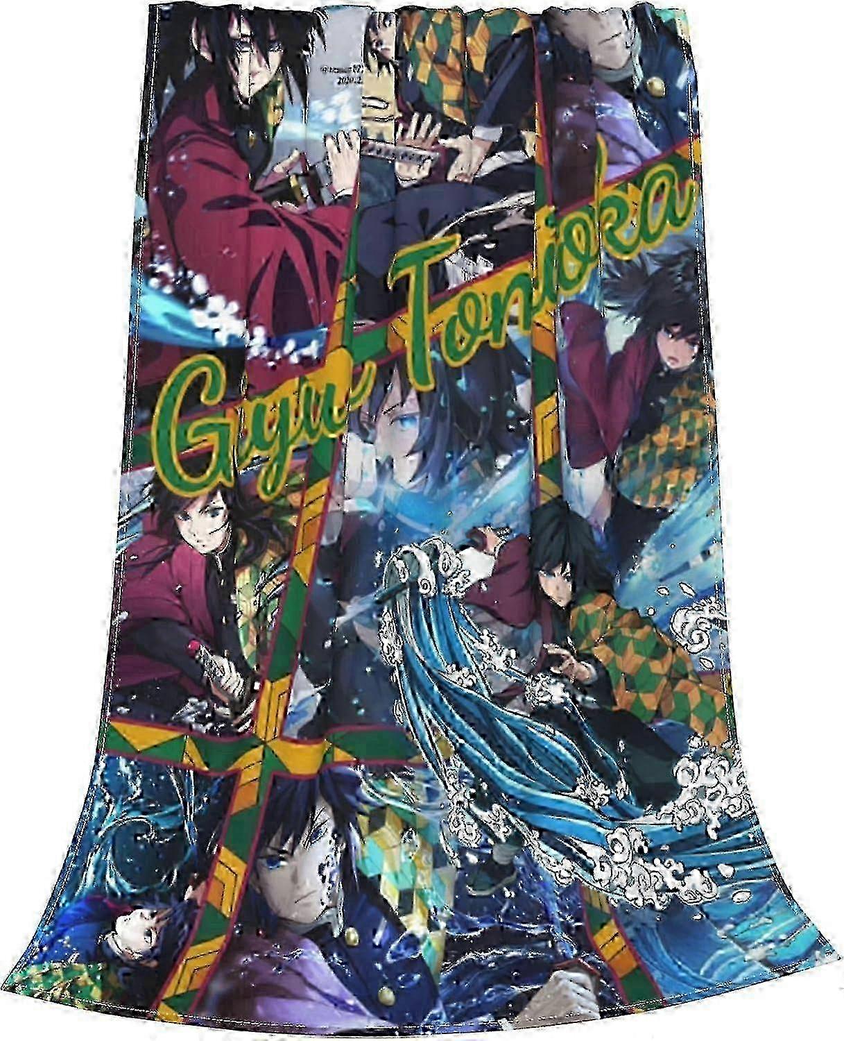 Anime Slayer Blanket For Fans Custom Printed Blanket All Season Soft Cozy Sofa Throw Blanket To Provide Warmth -ct1307jvrivjh2646 miao4