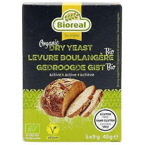 بيوريال - خميرة فورية جافة عضوية نشطة 5 × 9 جم - 45 جم