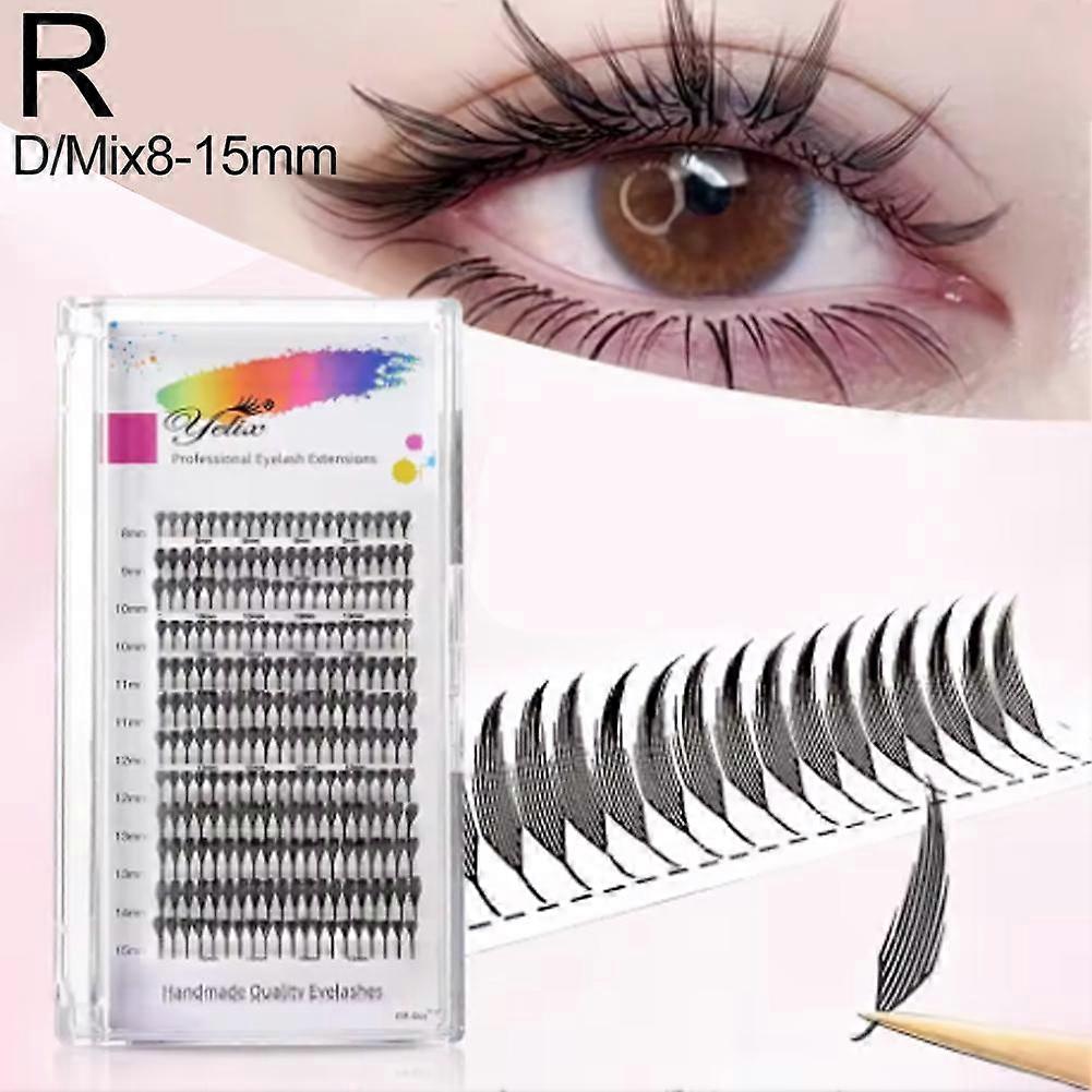 For Cartoon Tower Point Eyelash Extensions High Quality Soft Individual Lashes 8-15mm Voluminous Natural Look