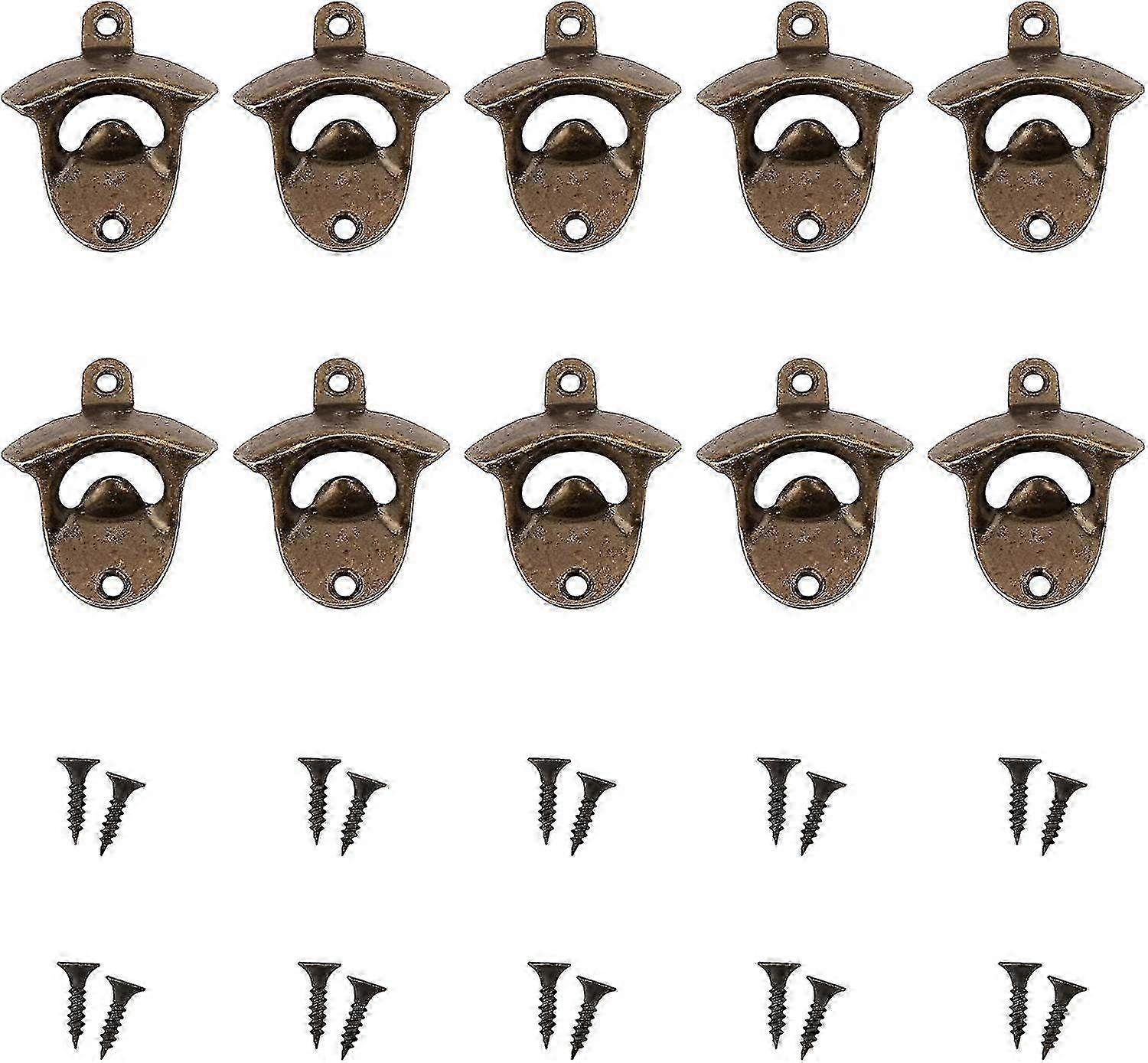 10pcs Rustproof Bottle Opener for Home Kitchen Bars Cafe Use