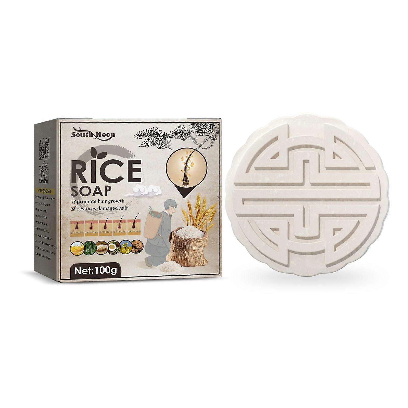 Rice Hair Growth Soap Contains Rice