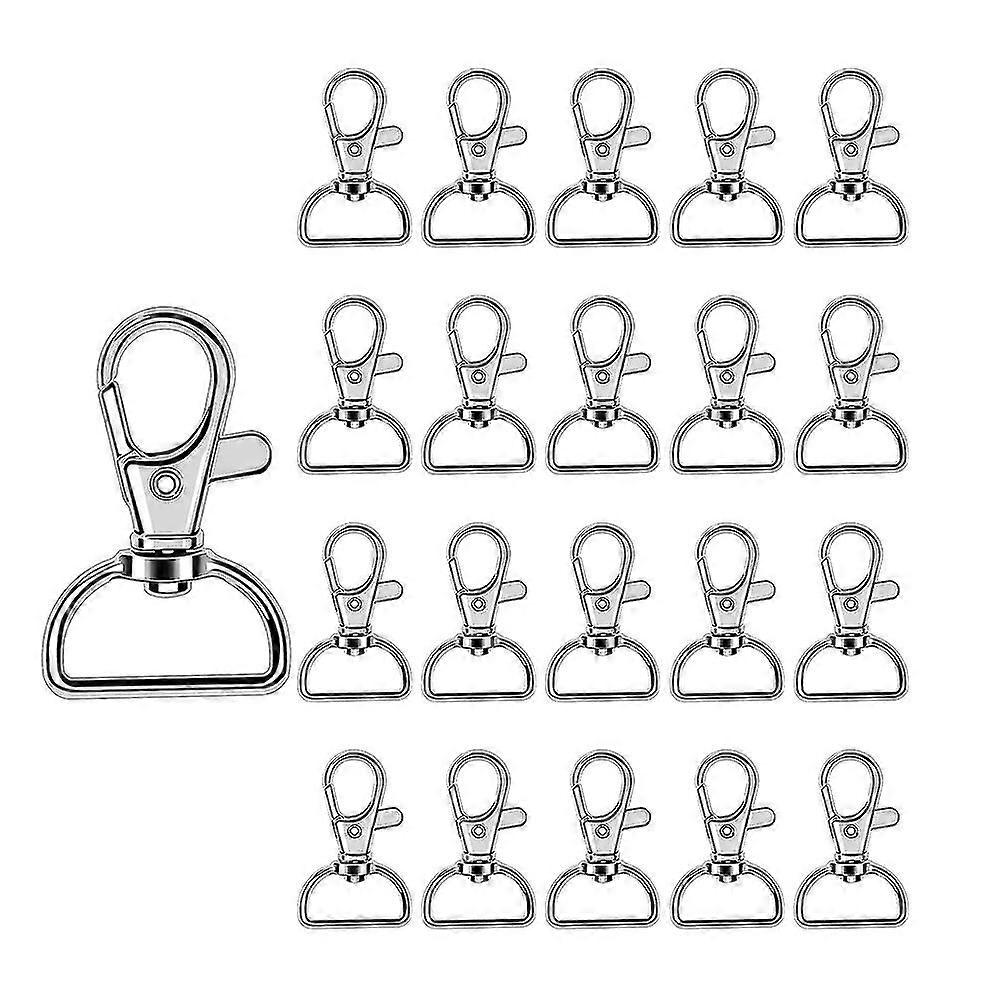 30 Pieces Twist Locks Lanyard Snap Hooks, Premium Keychain Clip Hook Snap Hook Clasp For Keychain S