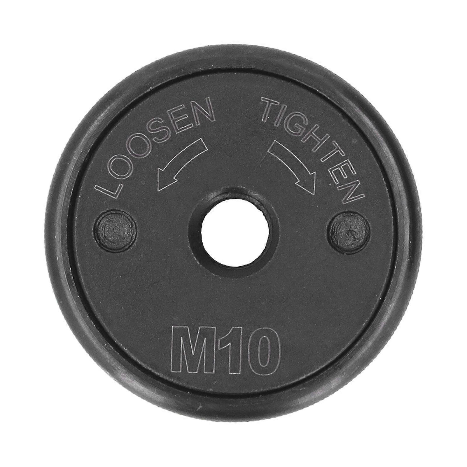 Angle Grinder Pressure Plate Replacement M10 Thread Quick Release Flange Nut Self Locking Attachment Accessories Black