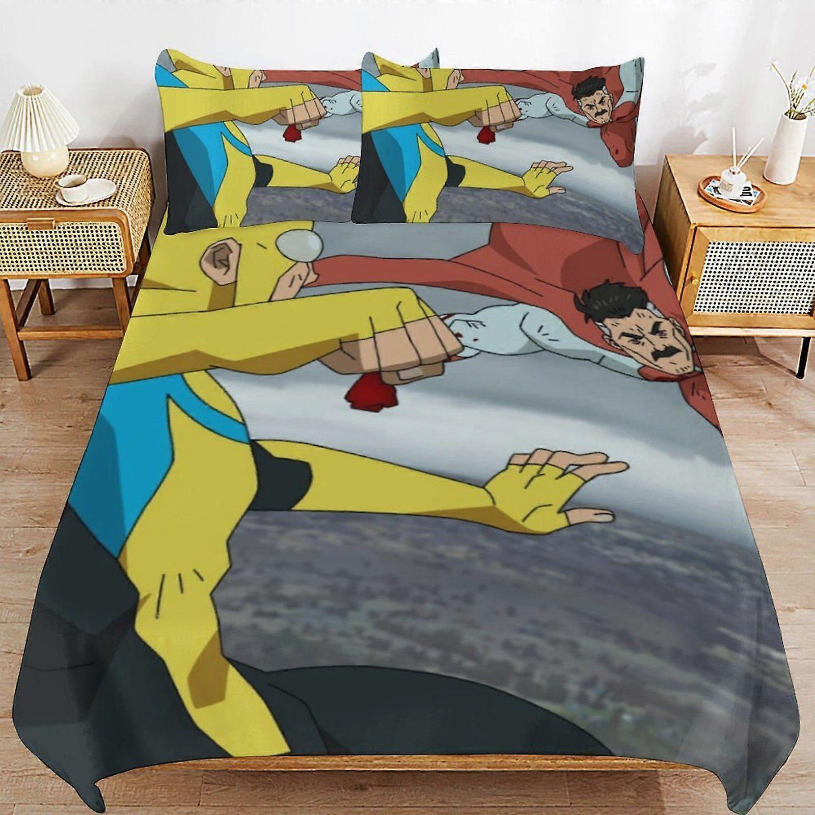 d454 Invincible Daily Use Comfort Enhanced Weave Gentle Texture Bedding Essentials Duvet Cover Sets Solution b454